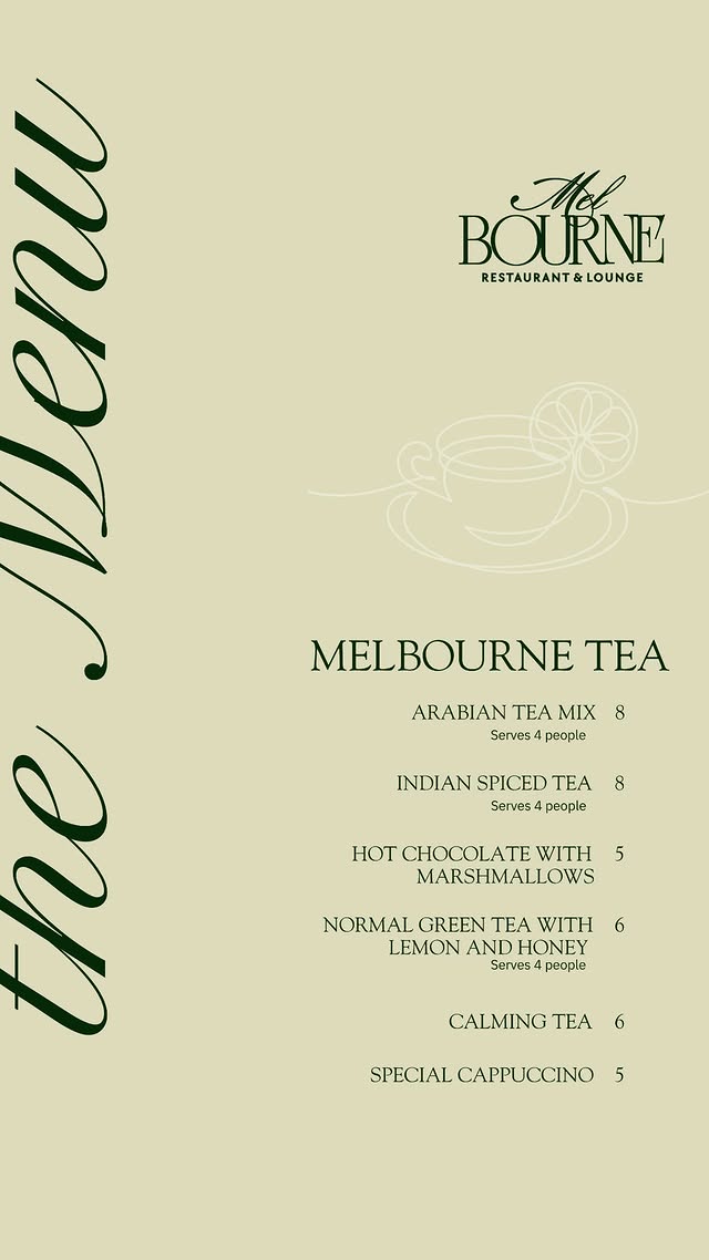 Melbourne Menu Scan 10